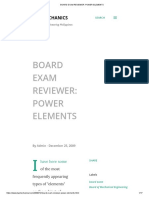 Board Exam Reviewer - Power Elements