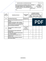4.18.3 Mandatory Protocol Checklist For BOI Operations & Transportation