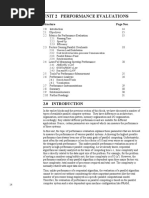 Unit 2 Performance Evaluations: Structure Nos