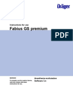 Fabius GS Premium: Instructions For Use