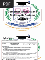 Computer Graphics and Multimedia Systems SCS1302: Unit 1