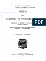 Flexural Strength and Tests of Concrete Beams