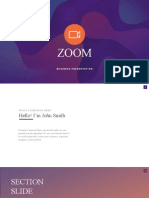 Zoom Business Presentation