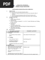 A Detailed Lesson Plan in Science 8: Panpacific University Urdaneta City, Pangasinan School of Basic Education