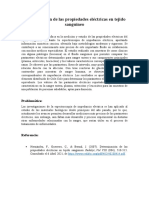 Determinación de Las Propiedades Eléctricas en Tejido Sanguíneo