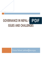 Governance in Nepal July 2015