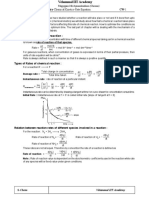 Xii Iit Chemistry-Chemical Kinetics-Rate Equation CW-1: Types of Rates of Chemical Reaction