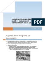 Cambio Institucional, desiguladad, nación y ciudadanía en C.A