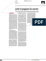 Musso: i progetti si pagano la metà - Il Corriere Adriatico del 20 luglio 2021