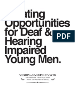 Creating Opportunities For Deaf & Hearing Impaired Young Men