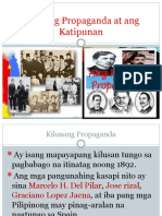 Kilusang Propaganda at Ang Katipunan