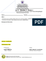 Quarter 4 - Module 1: Week 1: Department of Education