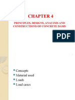 Principles, Designs, Analysis and Constructions of Concrete Dams