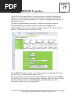 Excel HLOOKUP Function