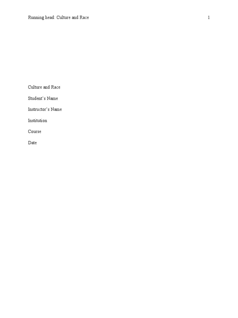 Race And Ethnicity Pdf Race Human Categorization Curriculum