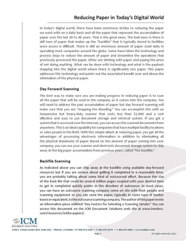 Backfile Conversion and Scanning Solutions | PDF | Image Scanner | Paper