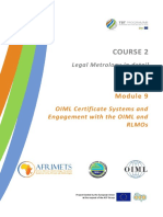 Course 2: Legal Metrology in Detail
