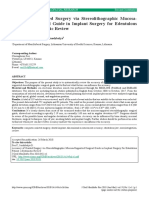 Accuracy of Guided Surgery Via Stereolithographic Mucosa-Supported Surgical Guide in Implant Surgery For Edentulous Patient: A Systematic Review