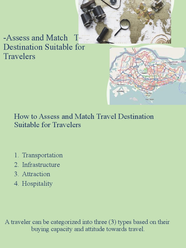 1 Assess and Match Travel Destination | PDF
