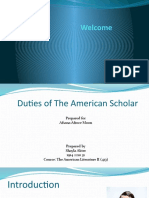 American Scholars