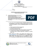 Division Memo 487 s. 2021 Submission of Outputs for Seameo Iflex Completers Batch 16