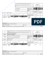 Shipment Document for Cement Delivery