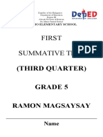 1st SUMMATIVE TEST 3RD QUARTER