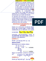 Division de Polinomios Método de Horner - Rubiños