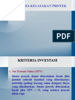 Kriteria Investasi