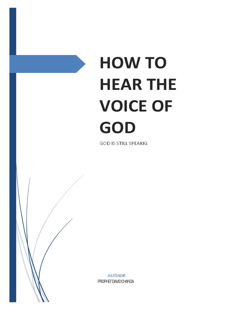 How To Hear The Voice of God PDF Sermon God