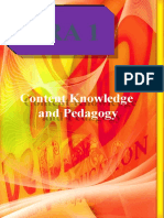 Content Knowledge and Pedagogy