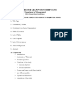 MBA Dissertation Guidelines