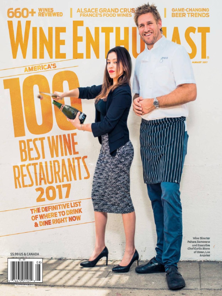 Wine Enthusiast Magazine - August 2017 | PDF | Restaurants | Taste