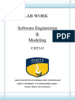 Software Engineering & Modeling Lab Work: Program Testing