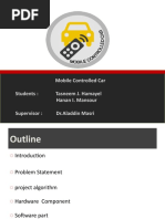 Mobile Controlled Car Students: Tasneem J. Hamayel Hanan I. Mansour Supervisor: DR - Aladdin Masri