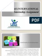 Uas International Internship Assignment: Submitted TO Mr. Santosh Sir