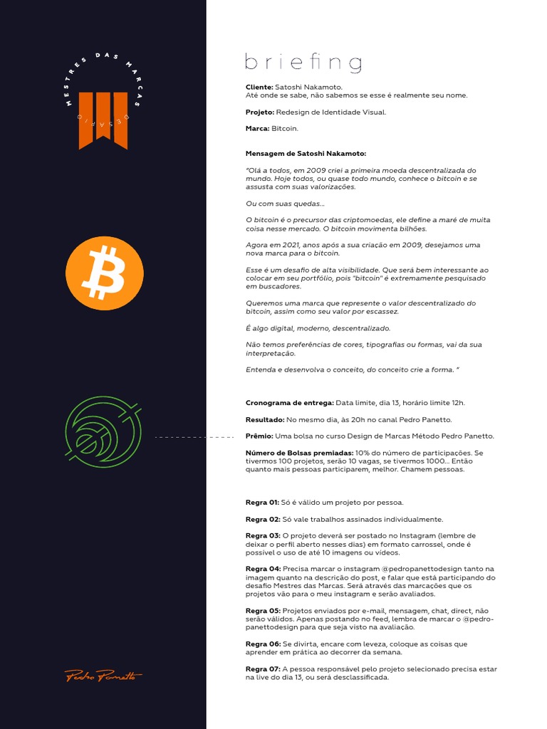 01 - Briefing - Desafio Mestres Das Marcas | PDF