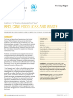 Reducing Food Loss and Waste