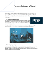 The Key Difference Between Vdi and Daas: 1. Single-Tenant Vs Multi-Tenant