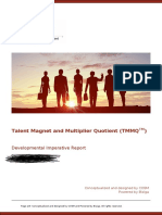 Talent Magnet and Multiplier Quotient (TMMQ) : Developmental Imperative Report