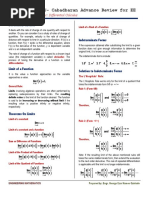 CSU-Cabadbaran Advance Review For EE: Topic: Differential Calculus