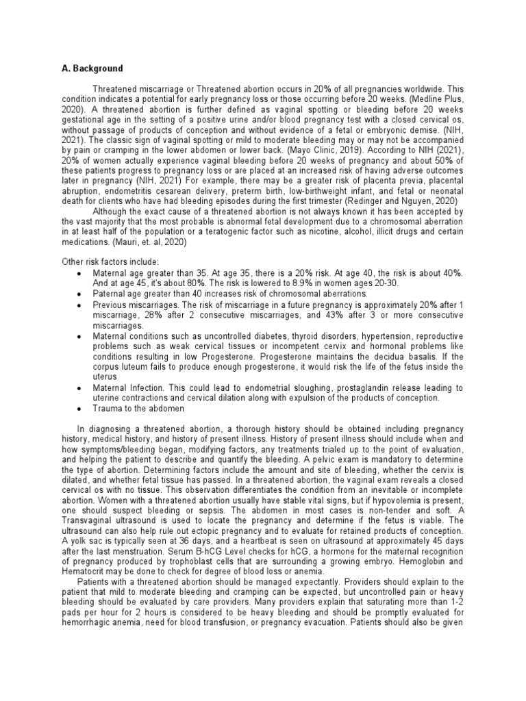 Mi Goreng PDF Miscarriage Pregnancy