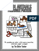 Puzzle Farm Animals