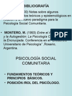 Psicología Comunitaria Teoria