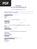 Java Programming MCQ QB1