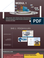 E6d54 Bahan Tayang Modul 1-Kebijakan Dan Peraturan Perundangan Terkait BIM