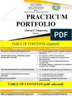 LDM 2 Practicum Portfolio: Lluwyn P. Tamparong