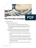 The First War of Independence