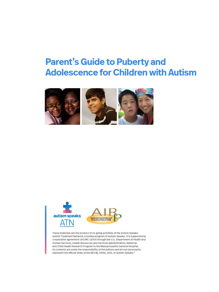 Puberty and Adolescence Resource | PDF | Adolescence | Autism Spectrum