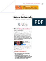 Science Natural Radioactivity